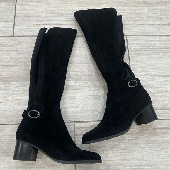 Suede Tall Boots - Picture 3 of 5